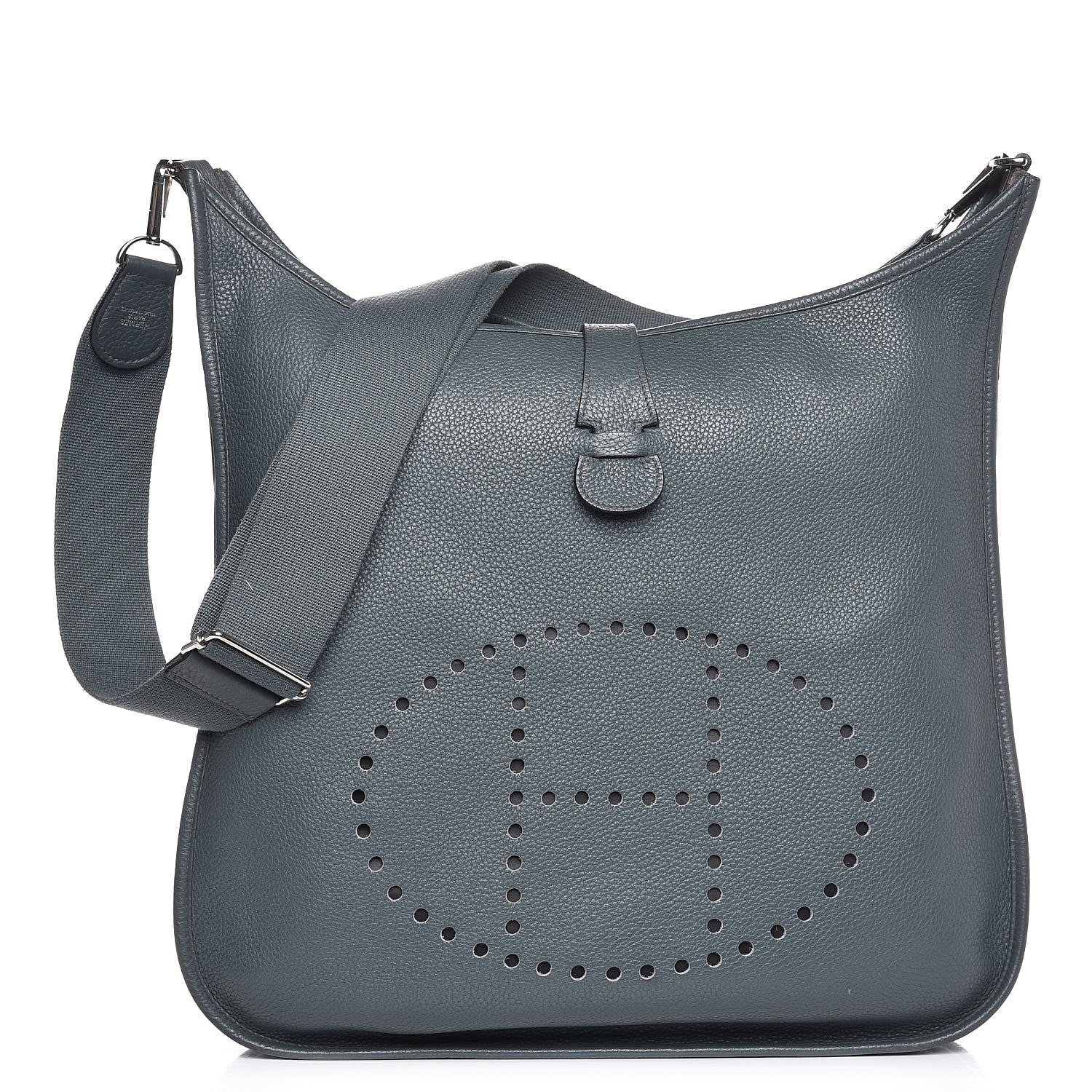 Hermes Taurillon Clemence Evelyne III TGM Bleu Orage 1 of 10