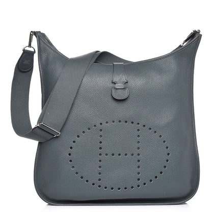 Hermes Taurillon Clemence Evelyne III TGM Bleu Orage 1 of 10