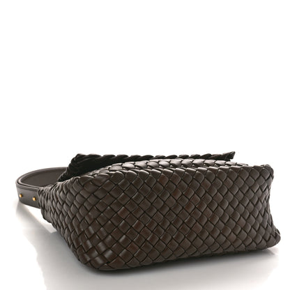 Bottega Veneta Nappa Intreccicio Padded Small Cobble Shoulder Bag Light Brown 4 of 10