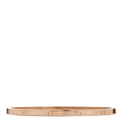 Cartier 18K Pink Gold Small LOVE Bracelet 19 1 of 5