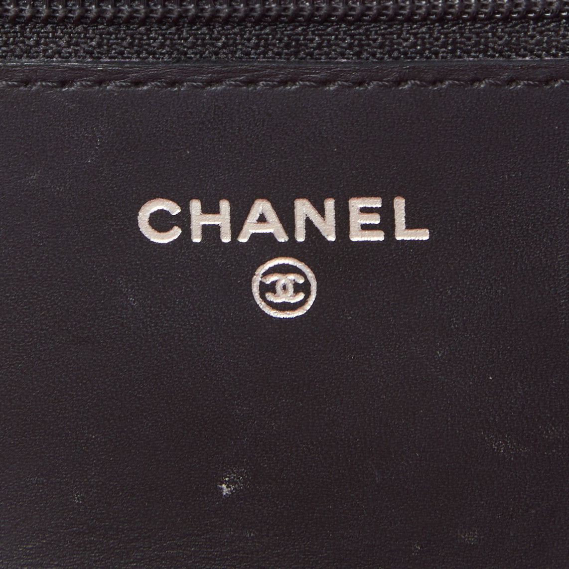Chanel Calfskin Quilted Cambon Wallet On Chain WOC Black 10 of 10
