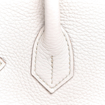 Hermes Taurillon Clemence Birkin 30 Beton 12 of 34