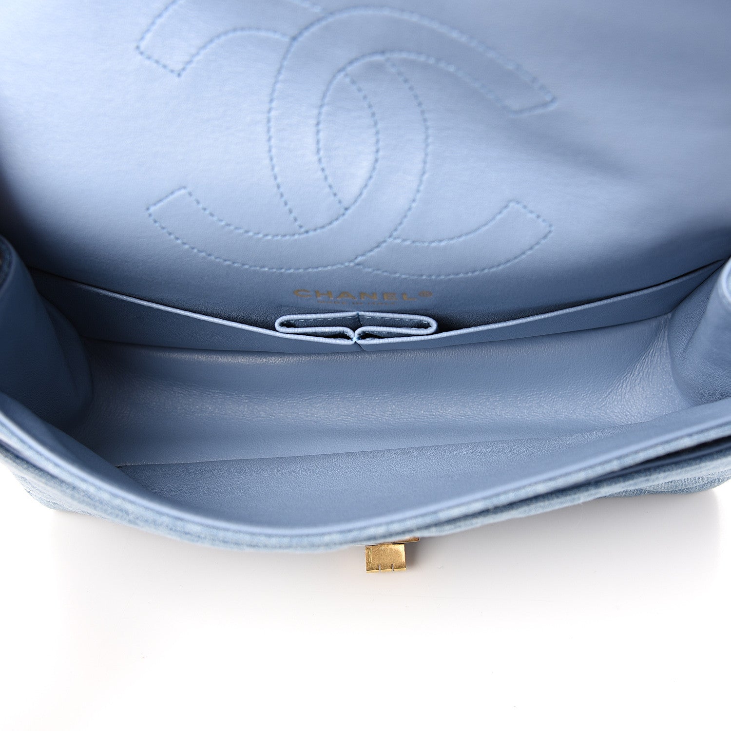 Chanel Denim Quilted 2.55 Reissue 225 Flap Blue 4 of 10