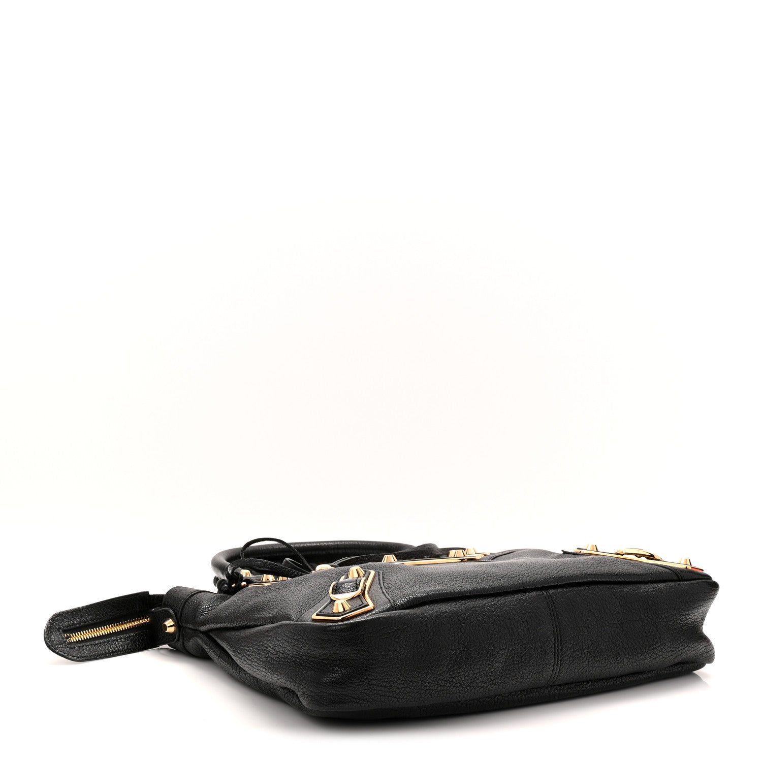 Balenciaga Chevre Gold Metallic Edge Hardware Town Black 5 of 11