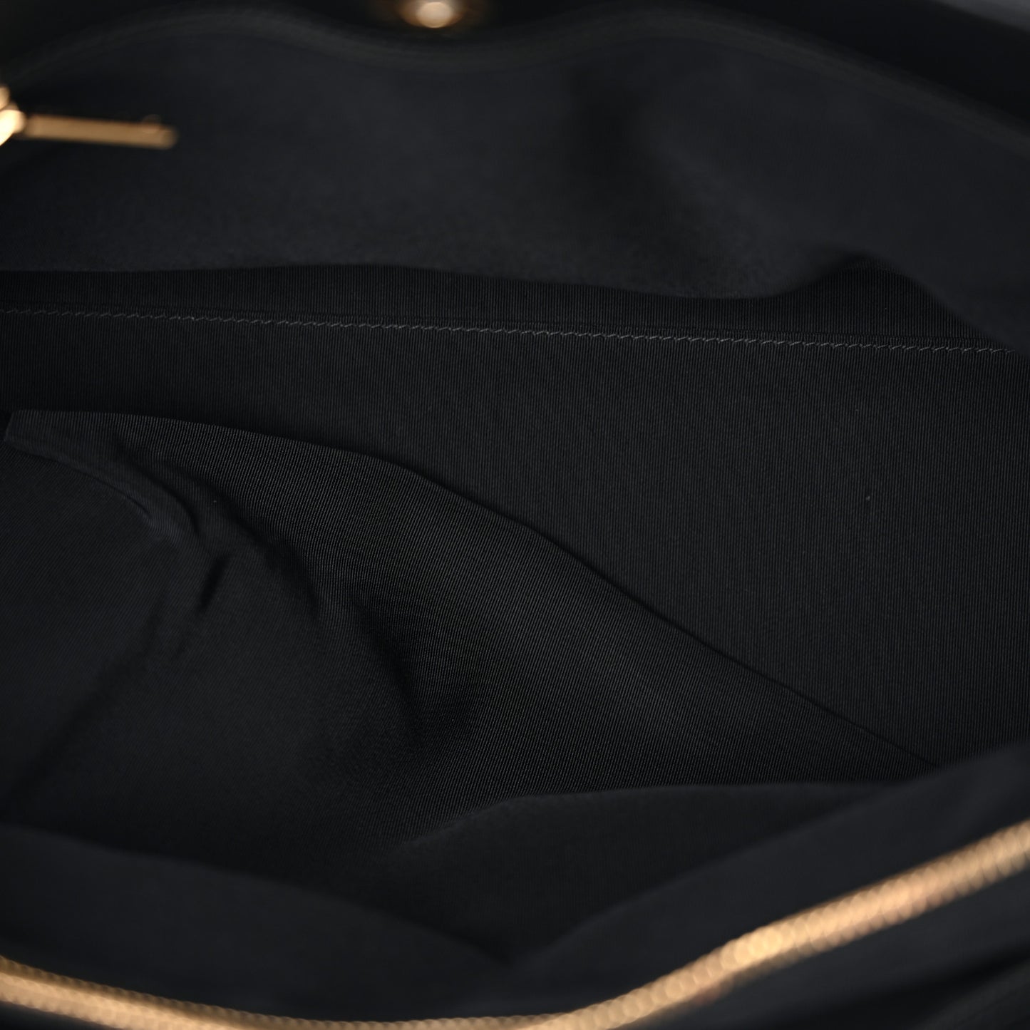 Calfskin Cerf Executive Shopper Tote Black