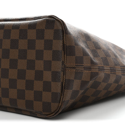 Louis Vuitton Damier Ebene Neo Neverfull MM Rose Ballerine 10 of 15