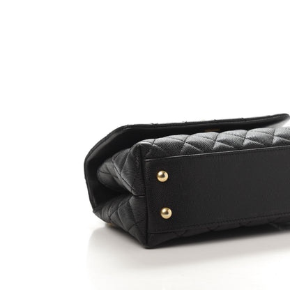 Chanel Caviar Quilted Mini Coco Handle Flap Black 6 of 10