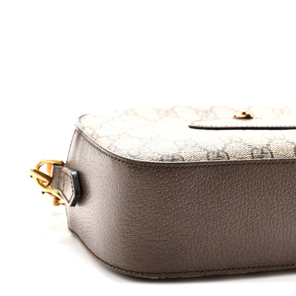 Gucci GG Supreme Monogram Web Neo Vintage Shoulder Bag Beige New Acero Crop 9 of 10