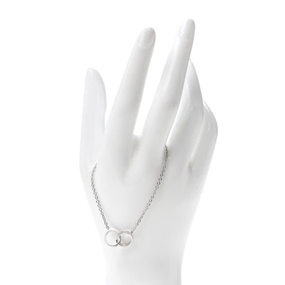 Cartier 18K White Gold Interlocking LOVE Bracelet 2 of 6