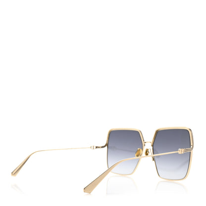 Christian Dior Metal EverDior Square Sunglasses Gold 4 of 8