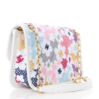 Chanel Lambskin Lace Patchwork Flap Bag Multicolor 3 of 12