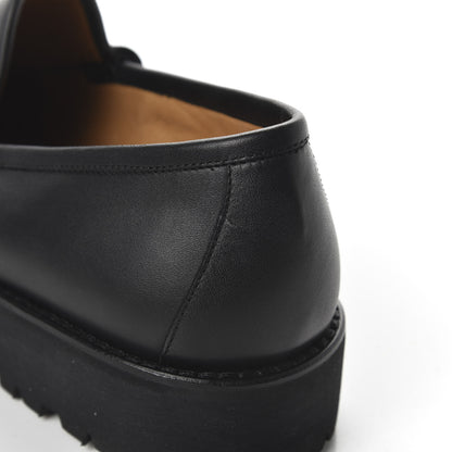 Gucci Laredo Calfskin Mens Horsebit Loafers 9.5 Black 9 of 10