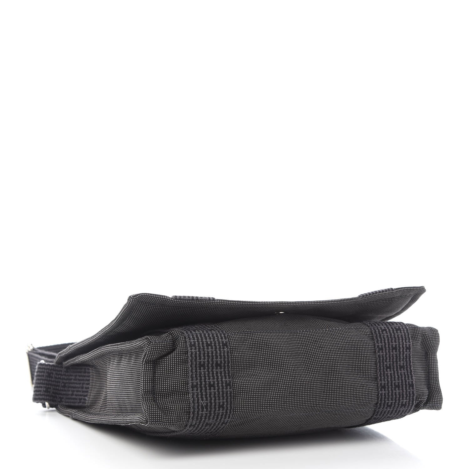 Hermes Canvas Herline Messenger Bag Grey 4 of 7