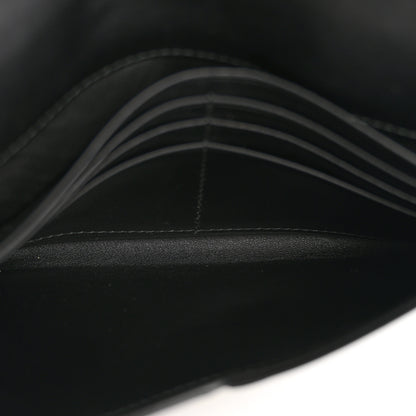 Prada Saffiano City Calfskin Envelope Wallet Black 5 of 9