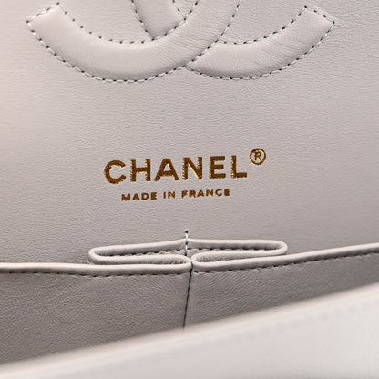 Chanel Caviar Quilted Medium Double Flap Grey 6 of 9