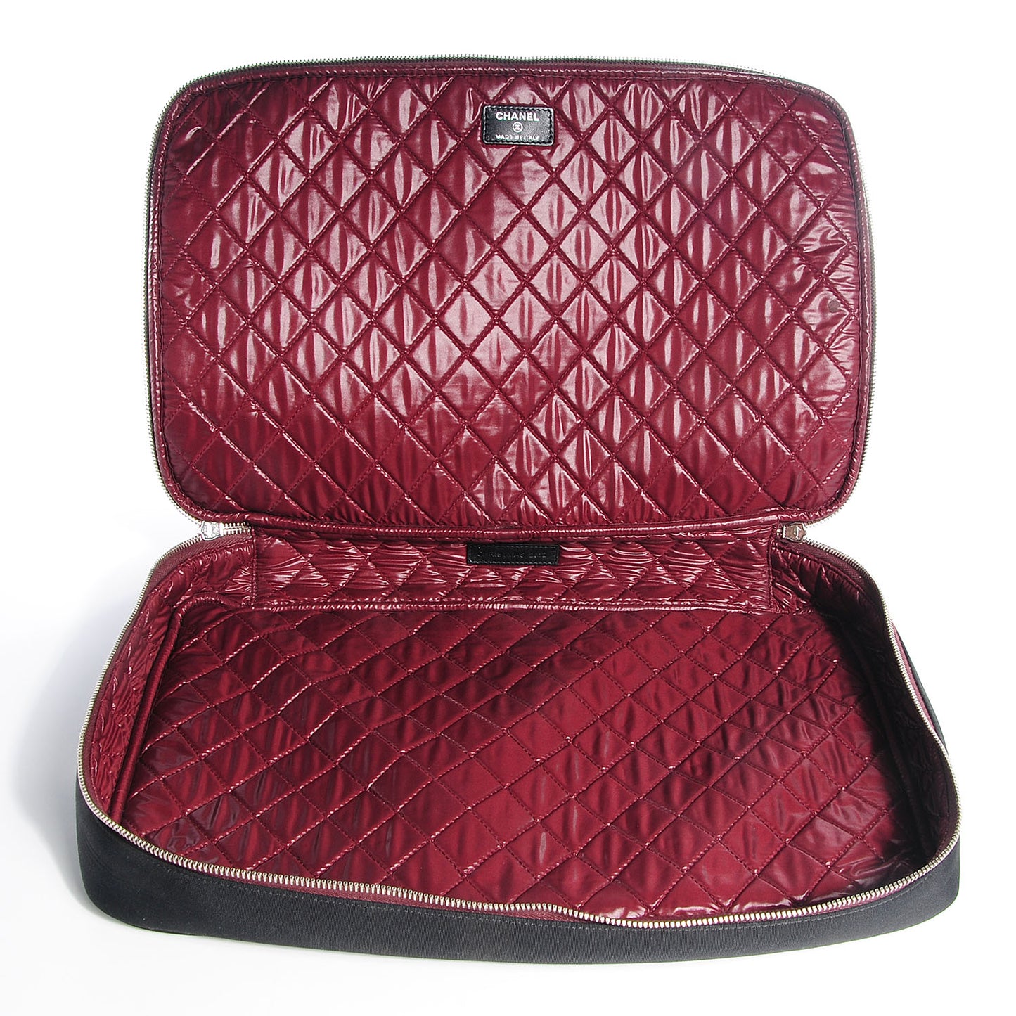 Nylon Quilted Laptop Case Black