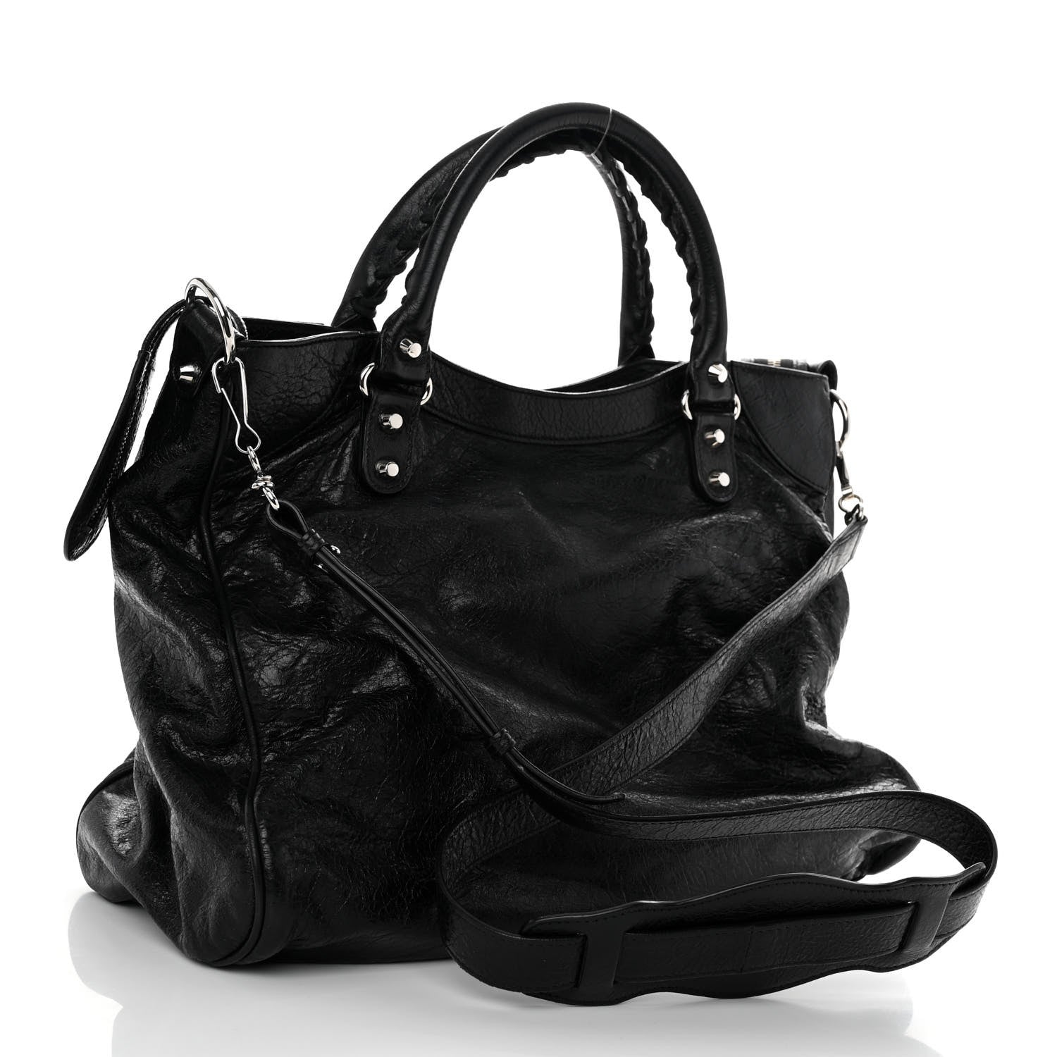 Balenciaga Agneau Classic Silver Hardware Velo Black 3 of 10
