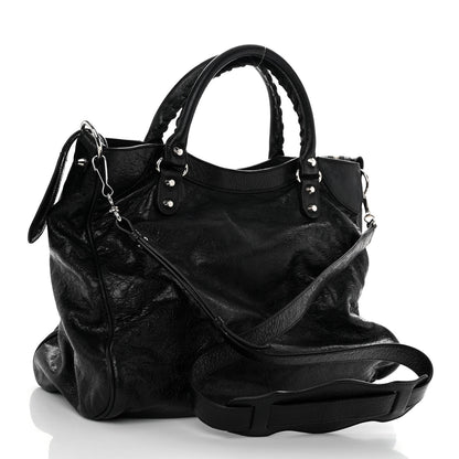 Balenciaga Agneau Classic Silver Hardware Velo Black 3 of 10