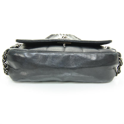 Chanel Lambskin Small Chocolate Bar Flap Black 4 of 10