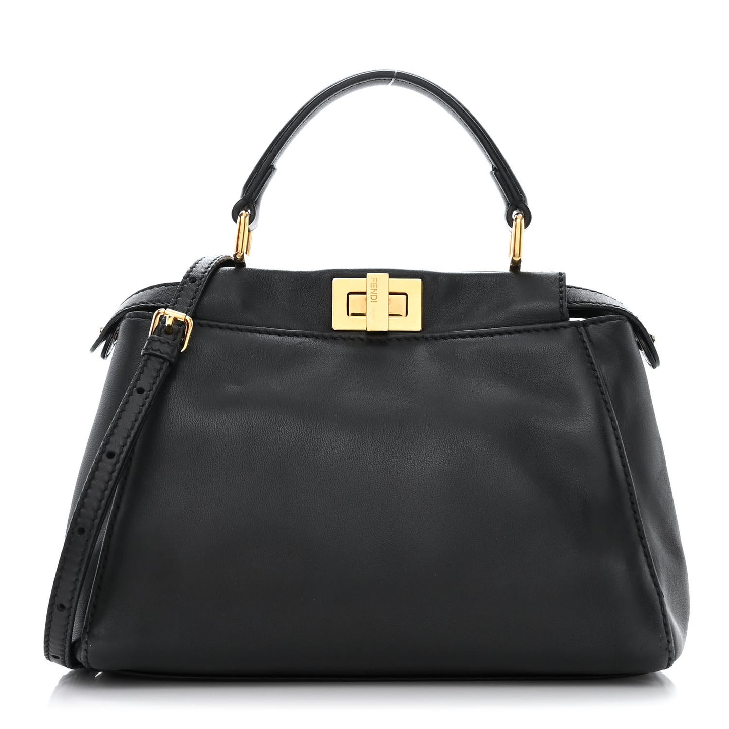 Nappa Mini Peekaboo Iconic Satchel Black