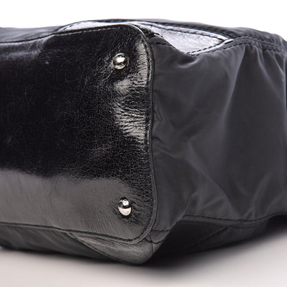 Prada Tessuto Nylon Vitello Shopping Tote Antracite 11 of 13