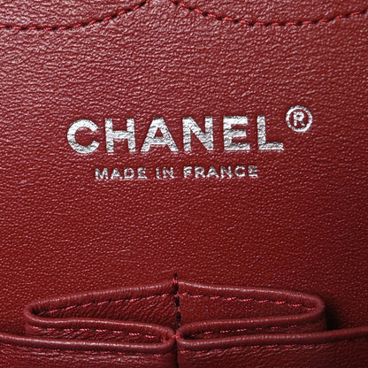 Chanel Caviar Quilted Jumbo Double Flap Burgundy 6 of 10