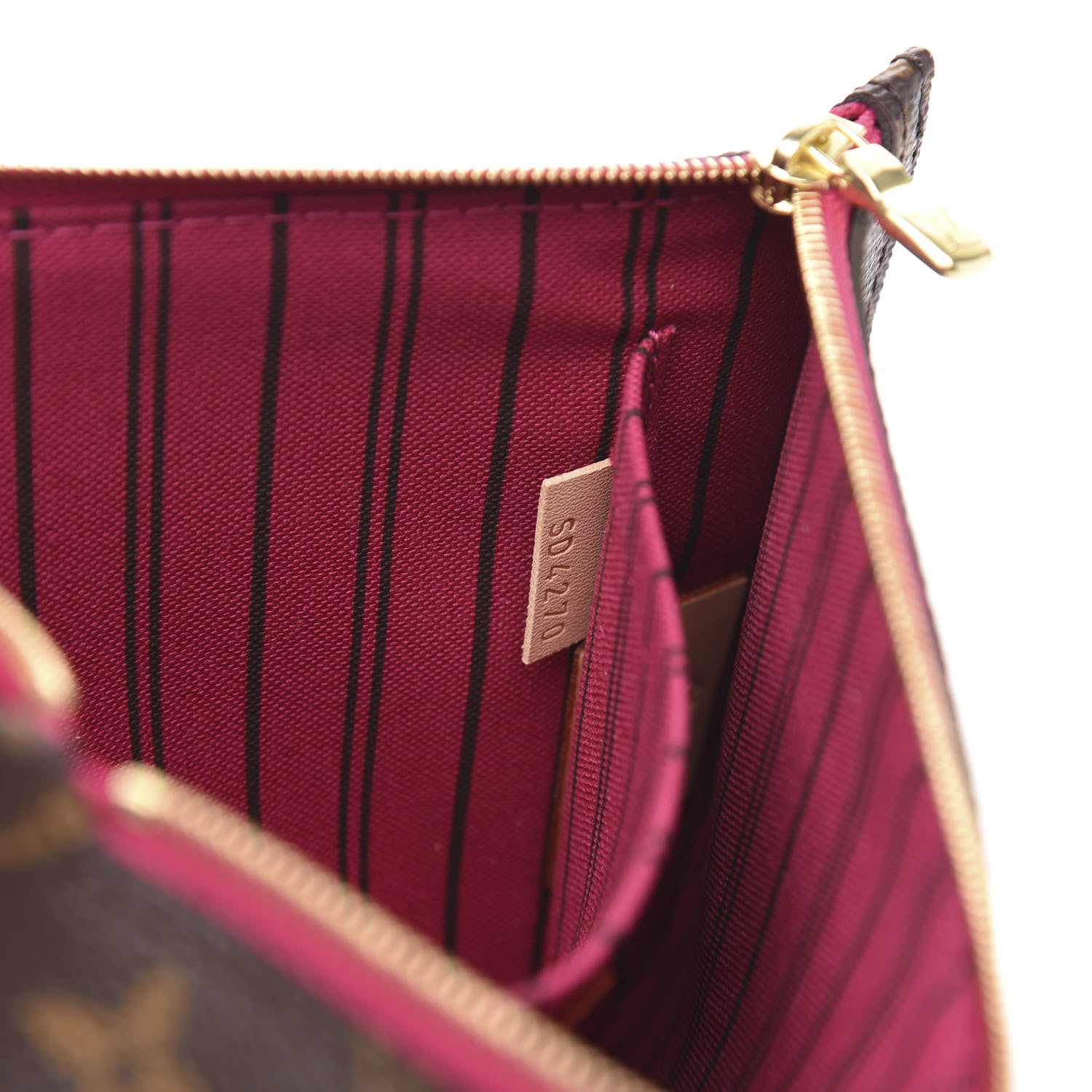 Louis Vuitton Monogram Neverfull MM GM Pochette Pivoine 8 of 8