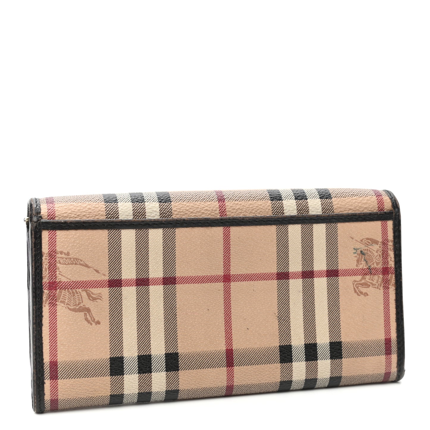 Haymarket Check Penrose Continental Wallet Chocolate