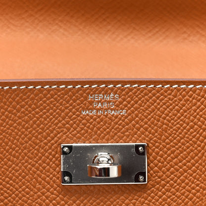 Hermes Epsom Kelly Wallet To Go Gold 6 of 11