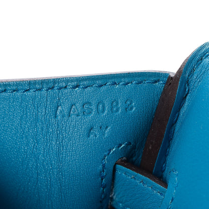 Hermes Swift Birkin 25 Bleu Zanzibar 9 of 35