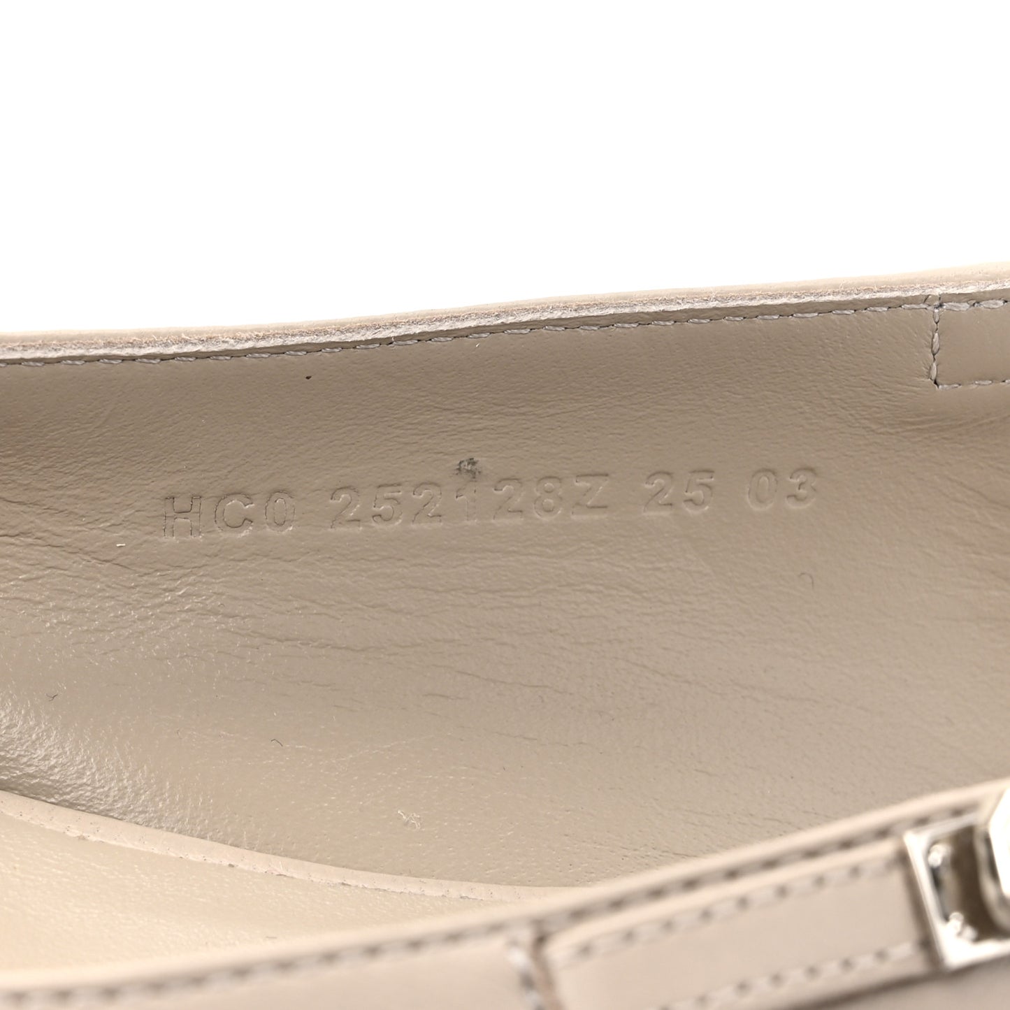 Nappa Lovely Slingback Flats 37 Beige Galet
