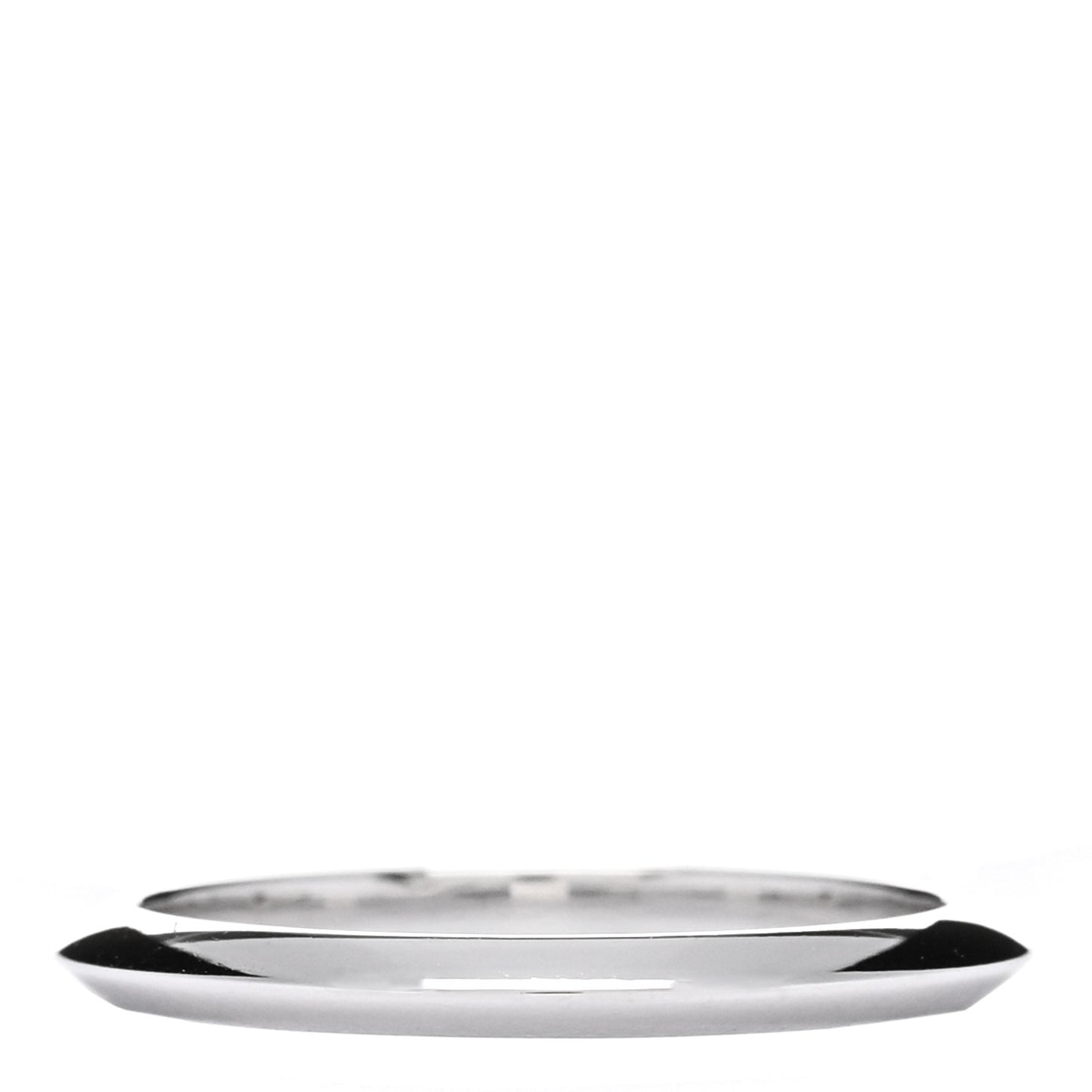 Platinum 2mm Knife Edge Wedding Band Ring 48 4.5