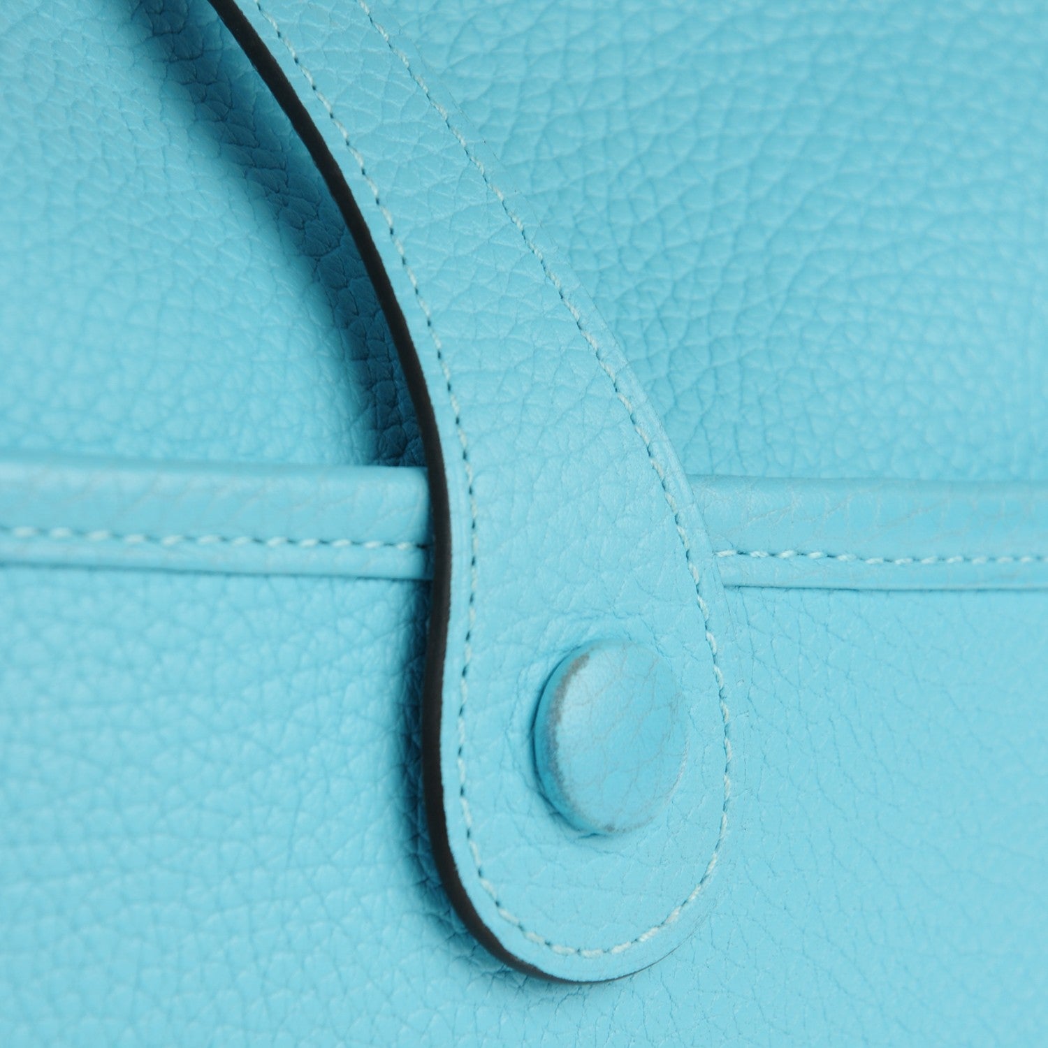 Hermes Taurillon Clemence Evelyne III PM Bleu Atoll 8 of 12