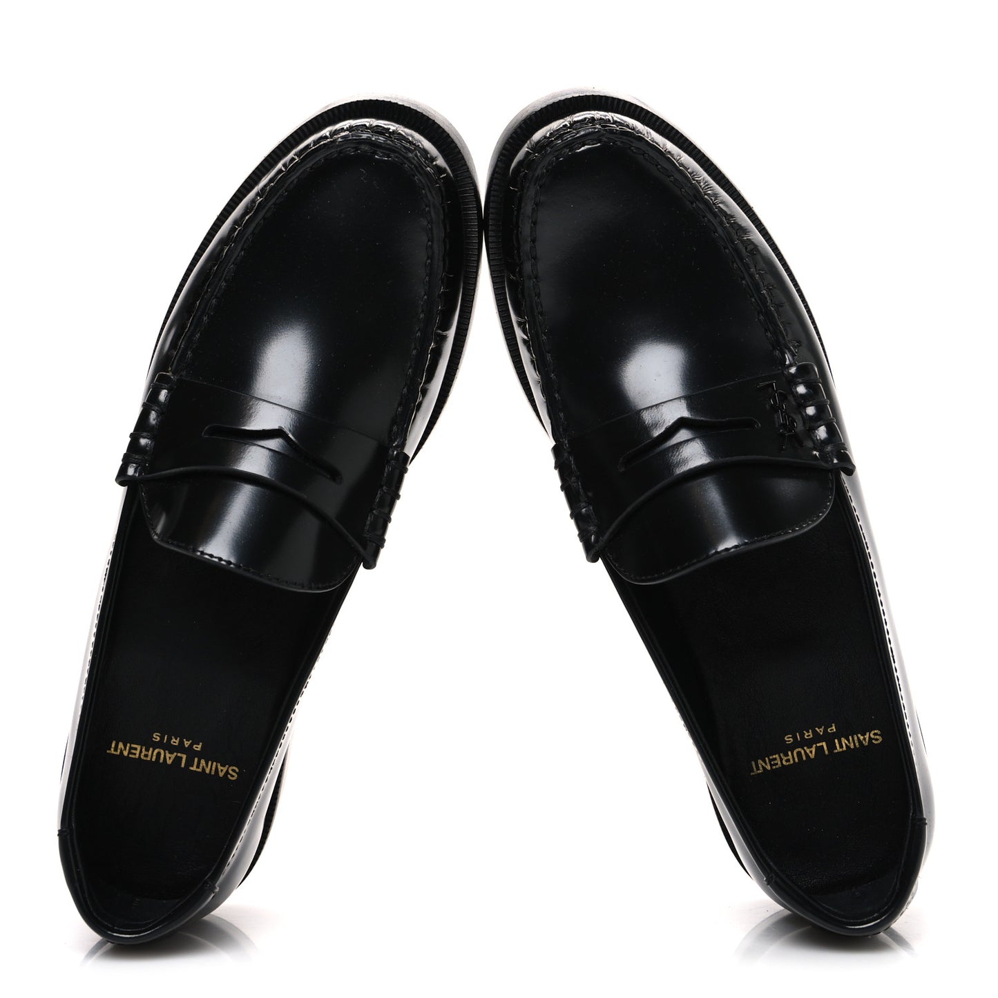 Magnum Lux Calfskin Le Loafer 15 Moccasins 36 Black