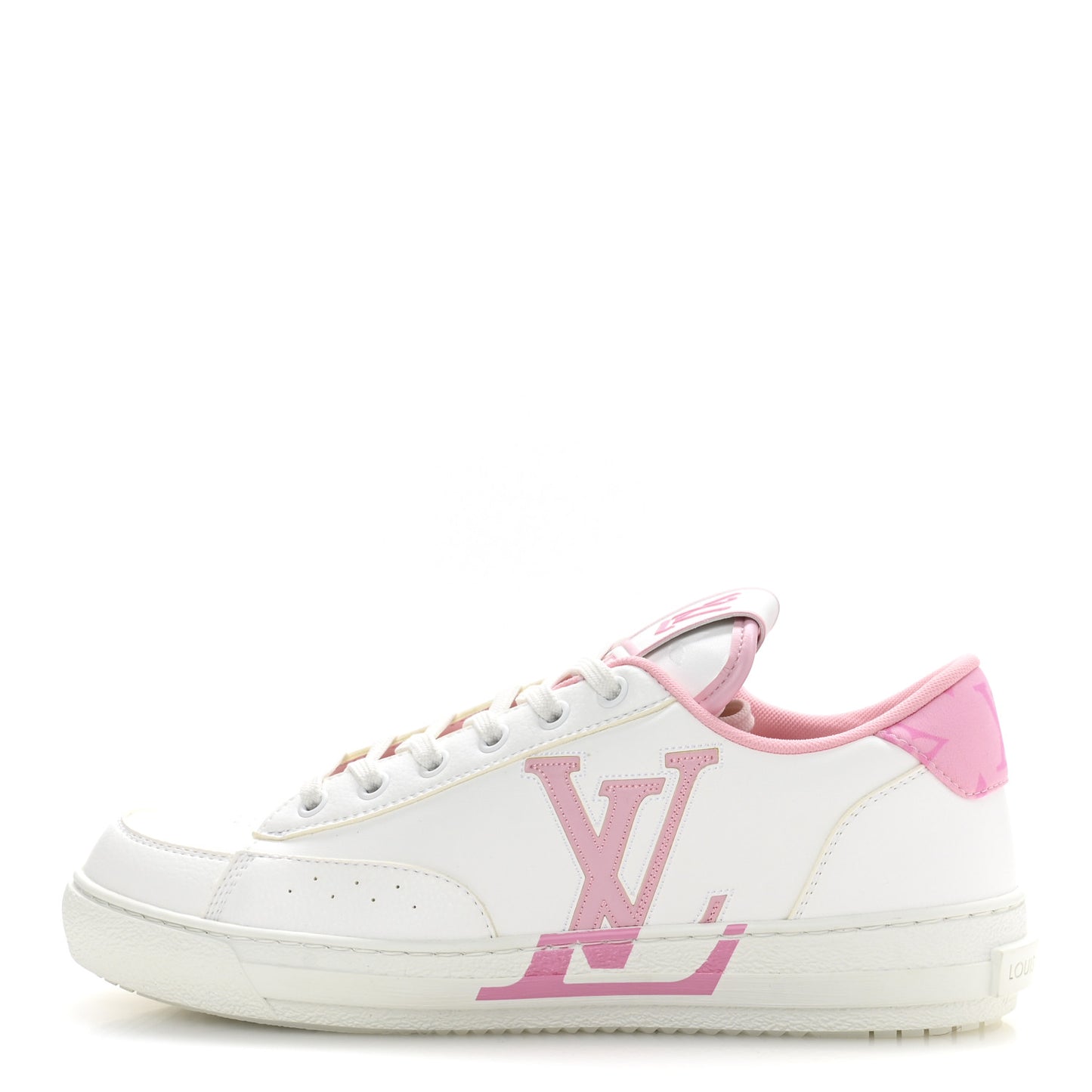 Calfskin Charlie Sneaker 39 White Rose Clair