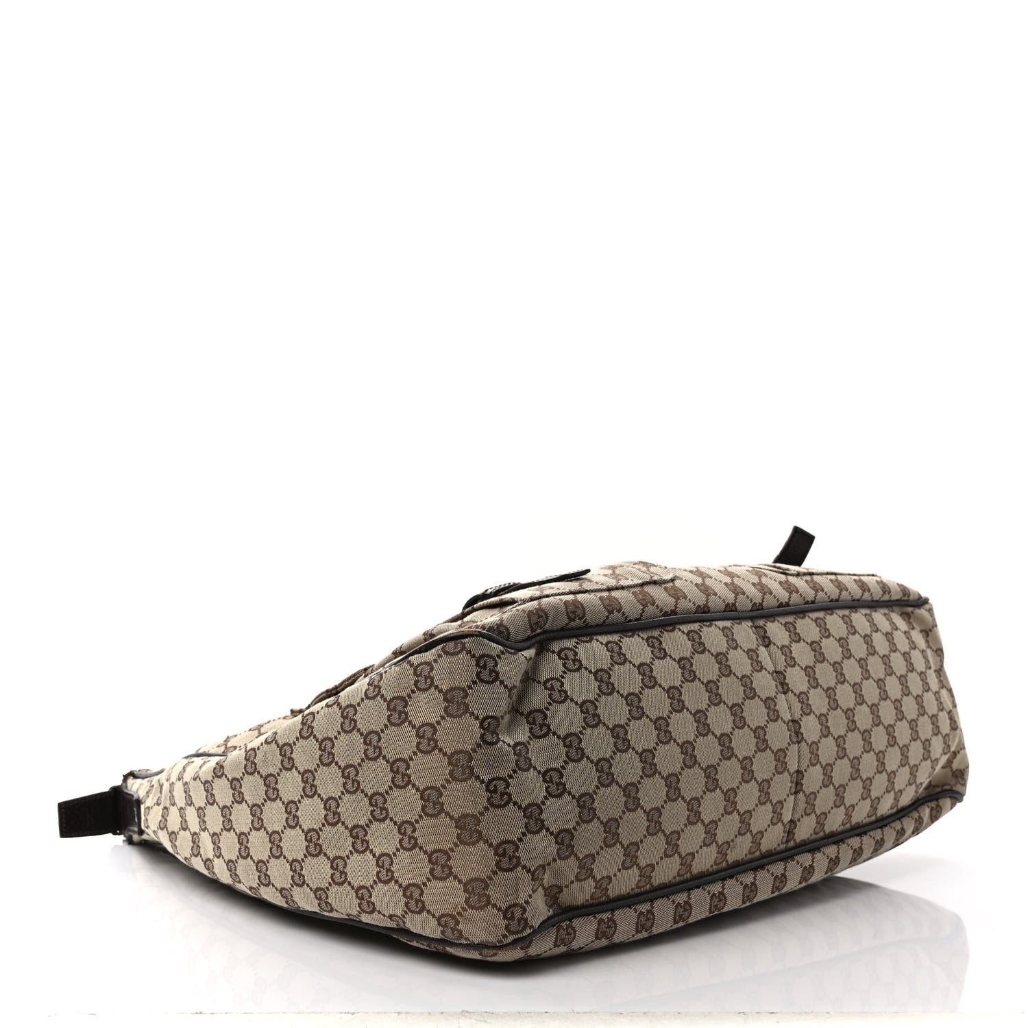Gucci Monogram Front Pocket Hobo Dark Brown 4 of 14