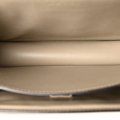 Celine Spazzolato Calfskin Medium Classic Box Flap Bag Taupe 5 of 10