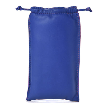 Hermes Lambskin Pilo Pouch Bleu Electrique Anemone 1 of 6