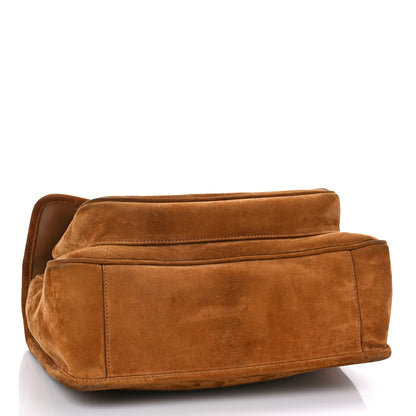 Saint Laurent Suede Monogram Medium Niki Chain Satchel Cinnamon 4 of 10