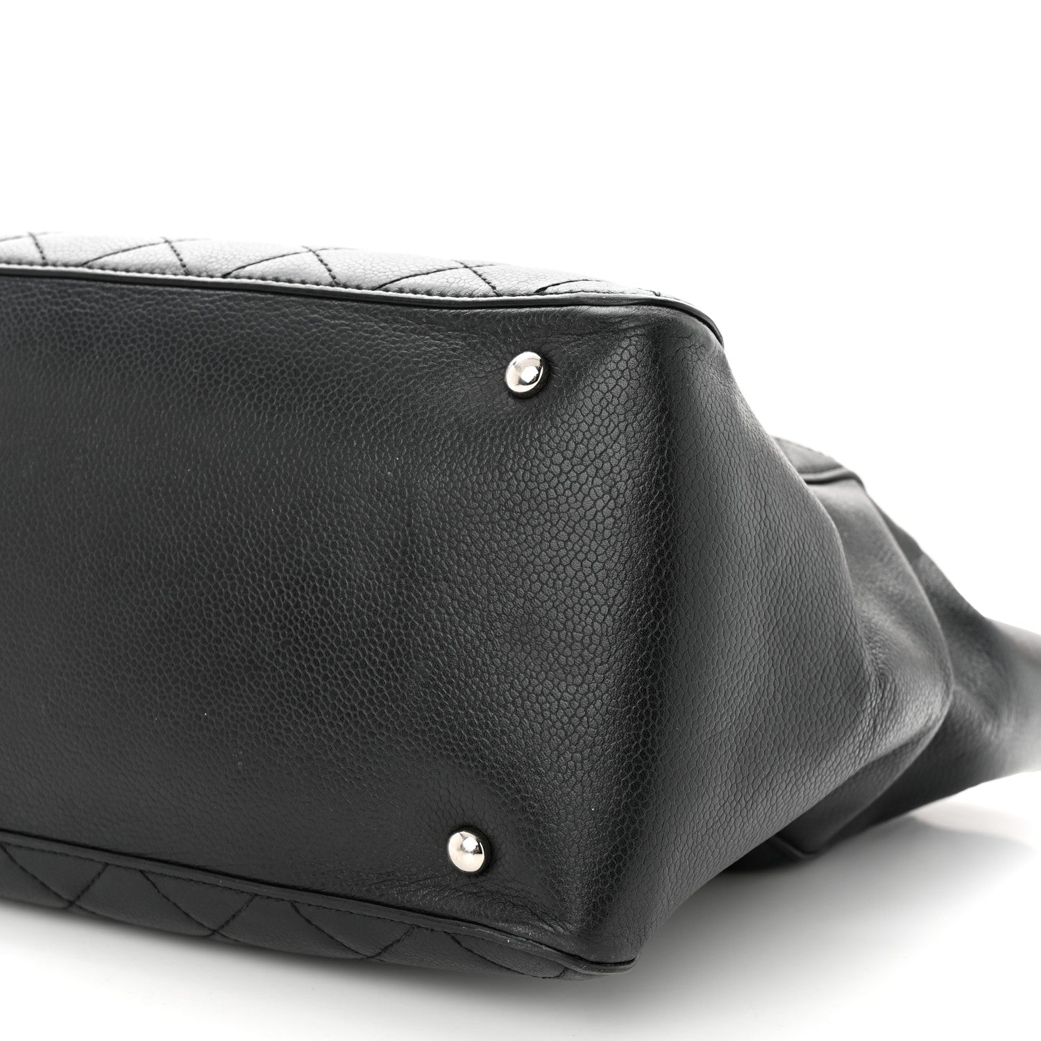 Chanel Caviar Quilted Large CC Box Shopping Tote Black 10 of 18