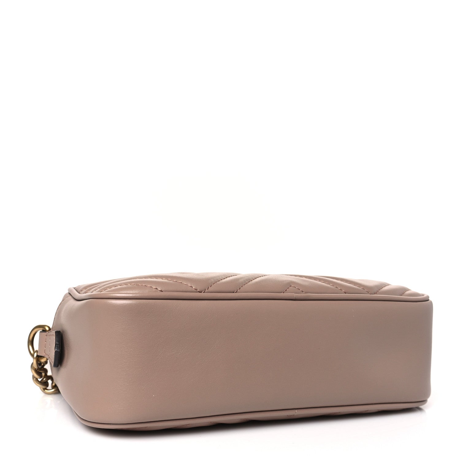 Gucci Calfskin Matelasse Small GG Marmont Chain Shoulder Bag Porcelain Rose 4 of 9