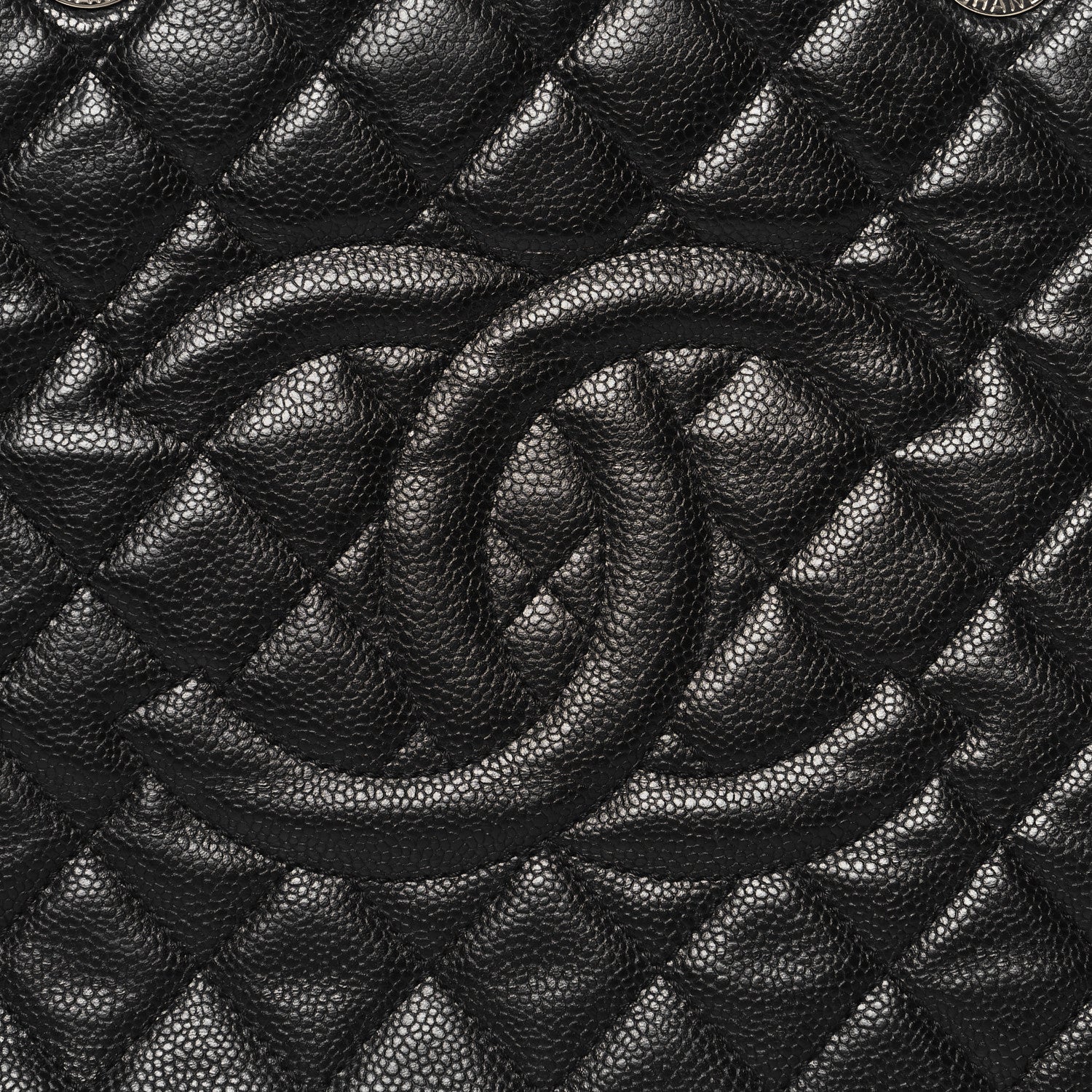 Chanel Caviar Quilted Grand Shopping Tote GST Black 9 of 11