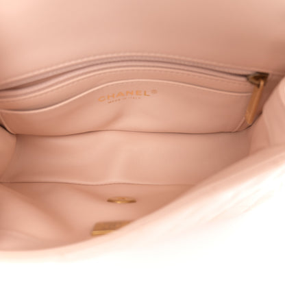 Chanel Lambskin Quilted Mini Rectangular Pearl Crush Flap Light Beige 5 of 11