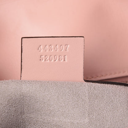 Gucci Calfskin Matelasse Small GG Marmont Shoulder Bag Perfect Pink 7 of 9