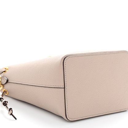 Louis Vuitton Calfskin Nano Lockme Bucket Greige 8 of 9