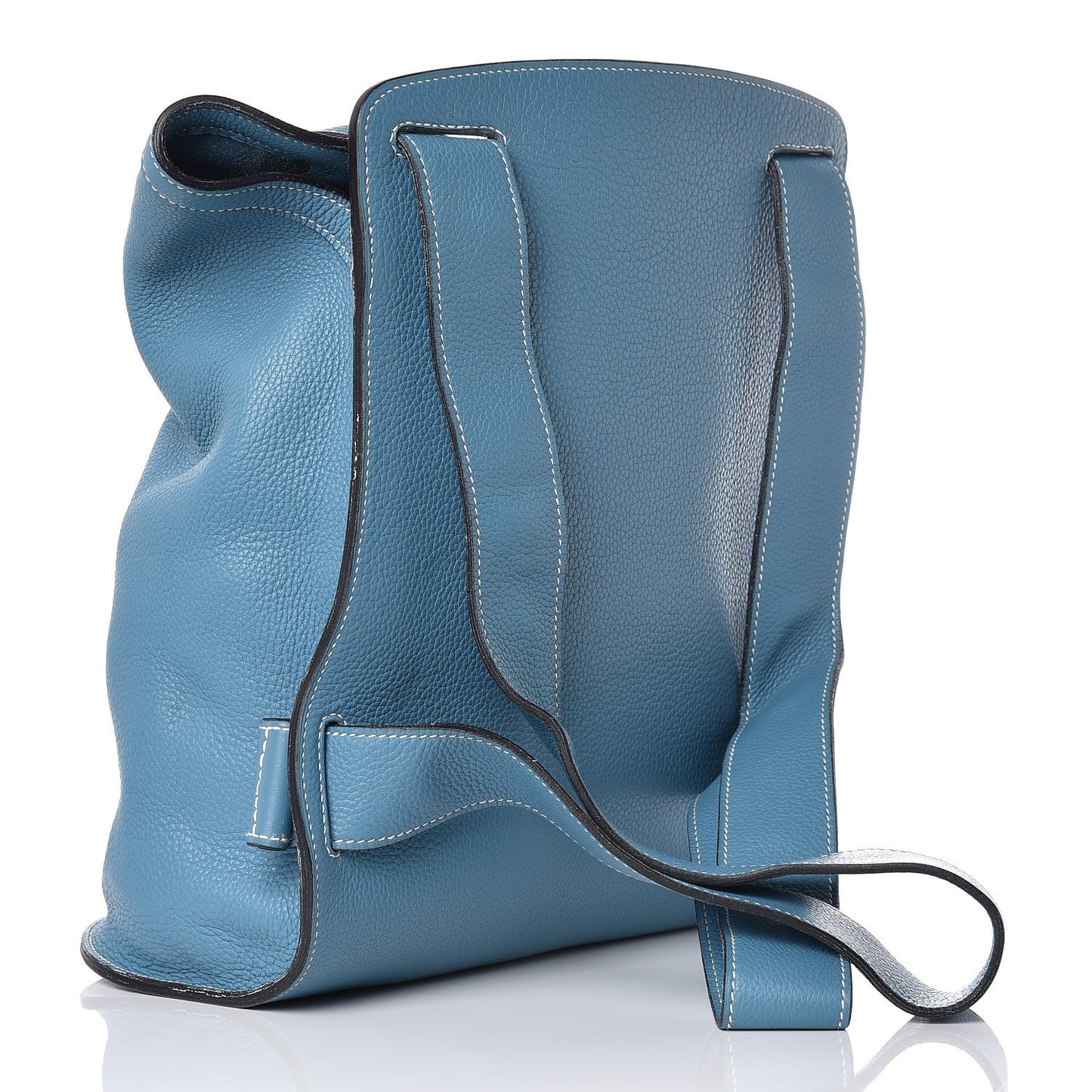 Taurillon Clemence Sherpa Backpack Blue Jean