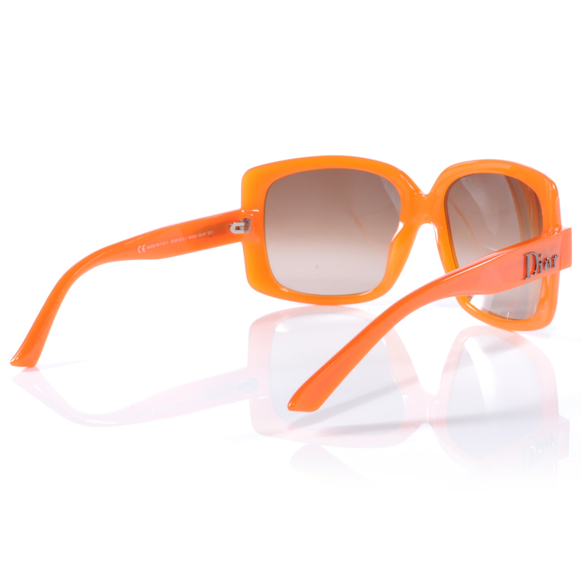 Christian Dior 60's Sunglasses Orange 2 of 5