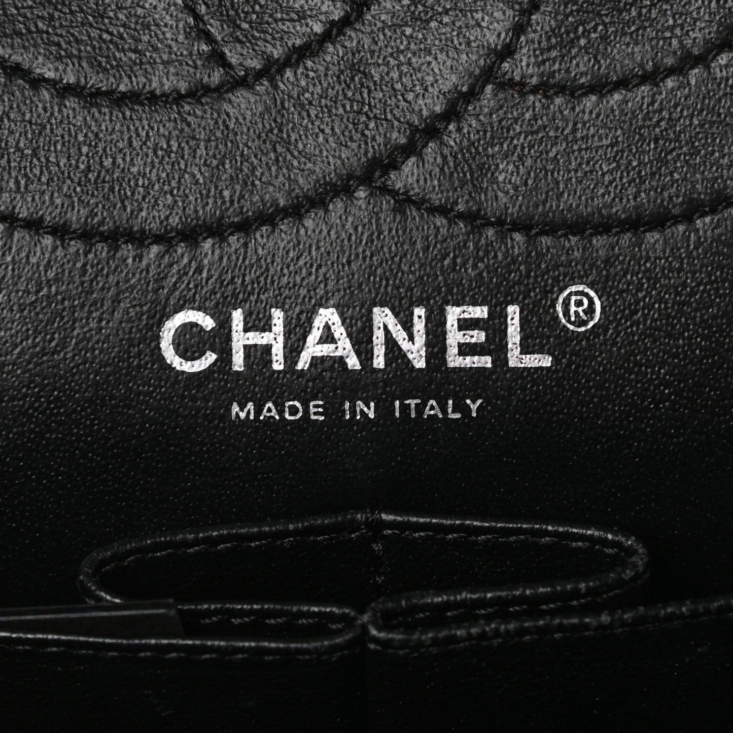 Patent Quilted 2.55 Reissue 226 Flap Black
