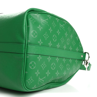 Louis Vuitton Taigarama Keepall Bandouliere 55 Cactus Green 8 of 10