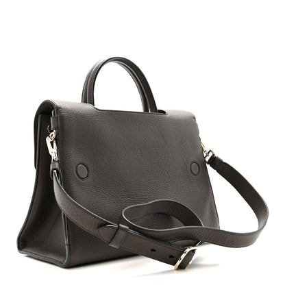 Christian Dior Grained Calfskin Medium Diorever Flap Dark Brown 3 of 14
